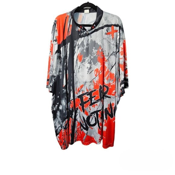 🔥X1 Elite Fear Nothing Short Sleeve Performance Graphic Jersey Shirt - Picture 1 of 6